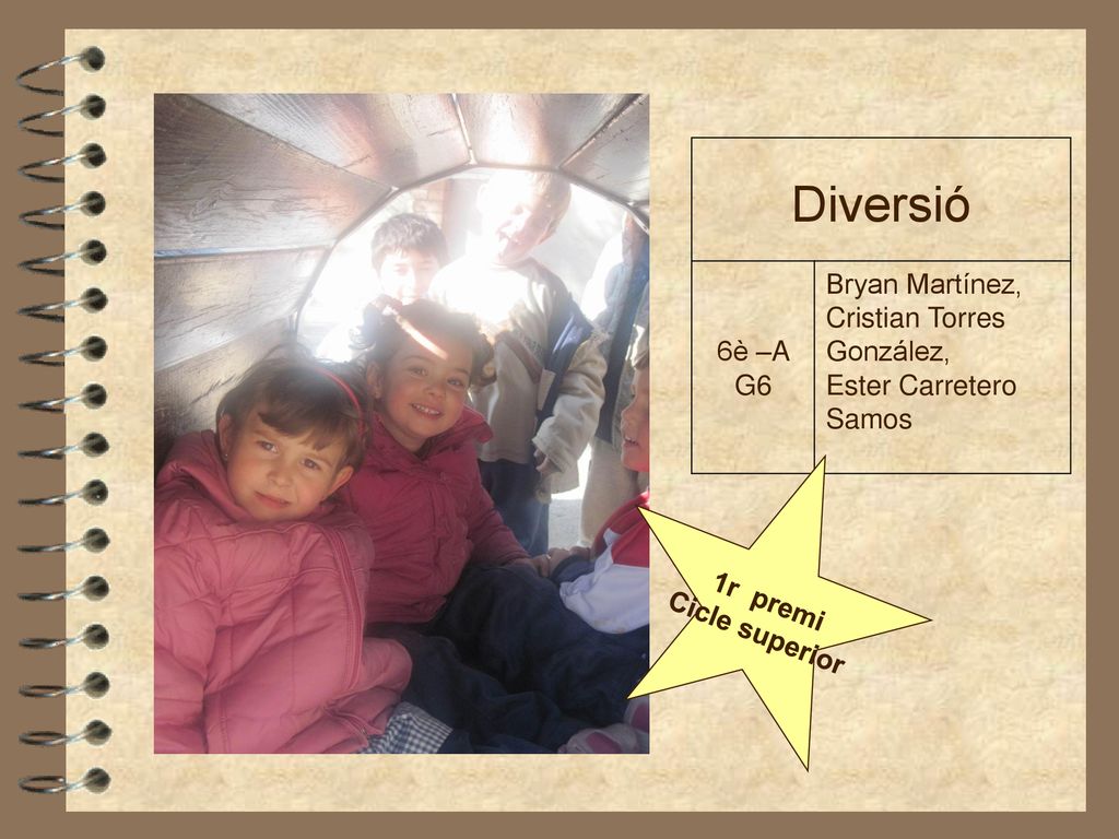 Diversió Bryan Martínez, Cristian Torres González, 6è –A G6
