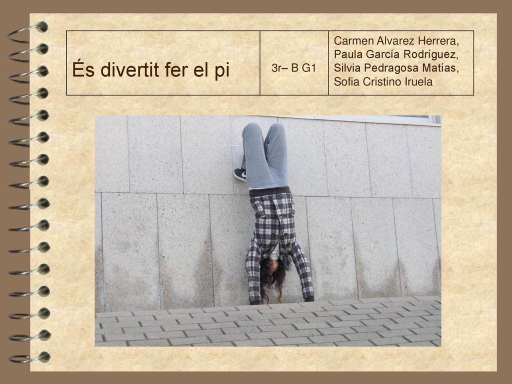 És divertit fer el pi 3r– B G1 Carmen Alvarez Herrera,