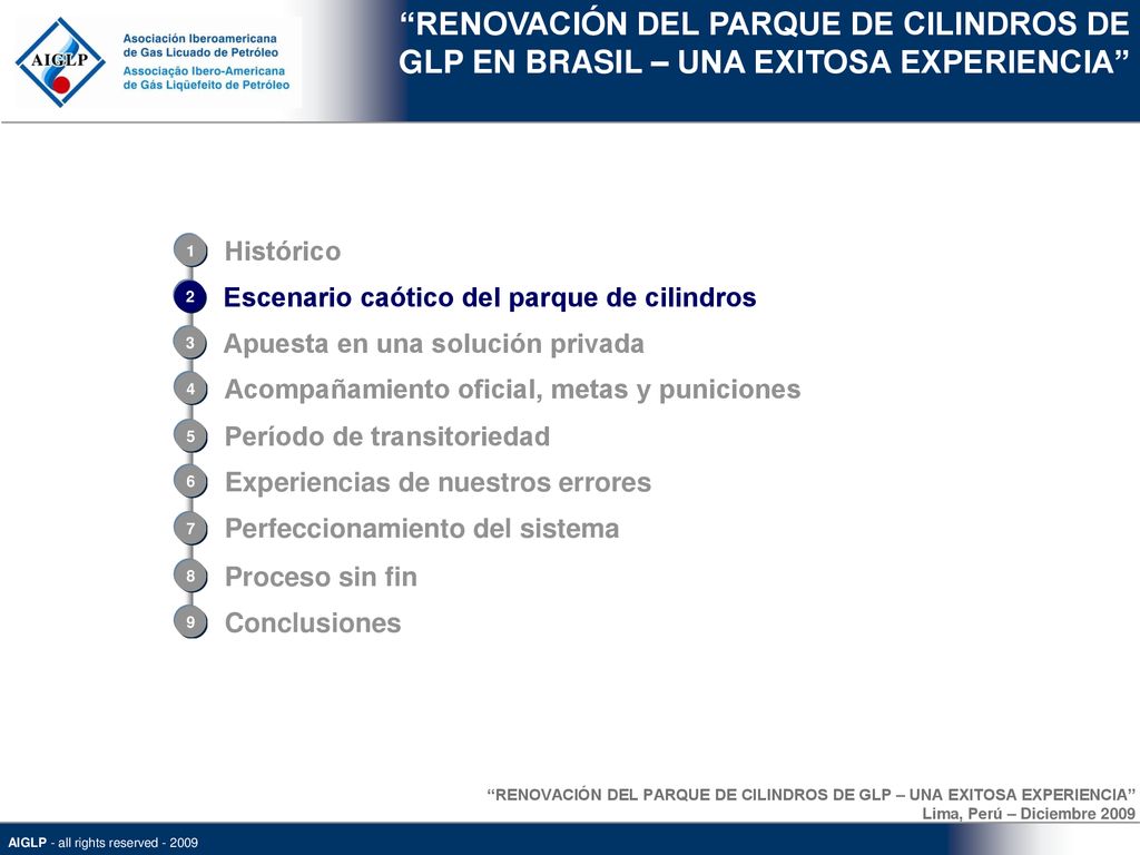 RENOVACIÓN DEL PARQUE DE CILINDROS DE GLP EN BRASIL – UNA EXITOSA EXPERIENCIA