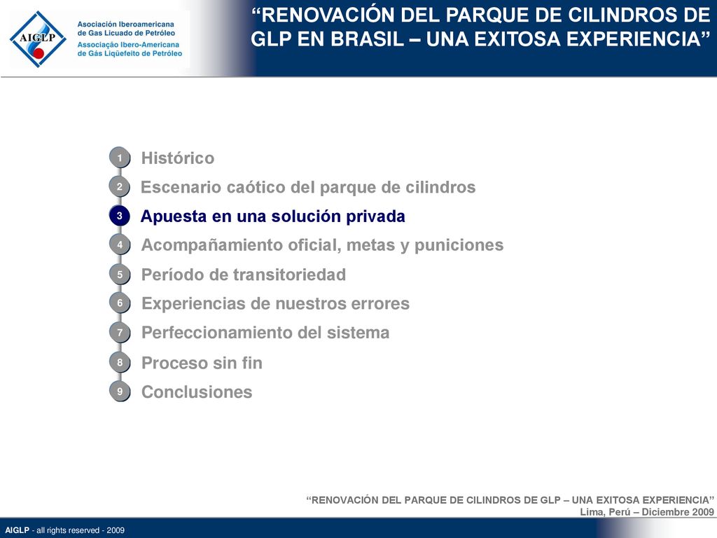 RENOVACIÓN DEL PARQUE DE CILINDROS DE GLP EN BRASIL – UNA EXITOSA EXPERIENCIA