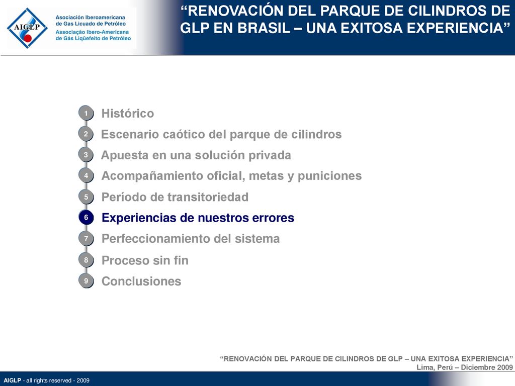 RENOVACIÓN DEL PARQUE DE CILINDROS DE GLP EN BRASIL – UNA EXITOSA EXPERIENCIA