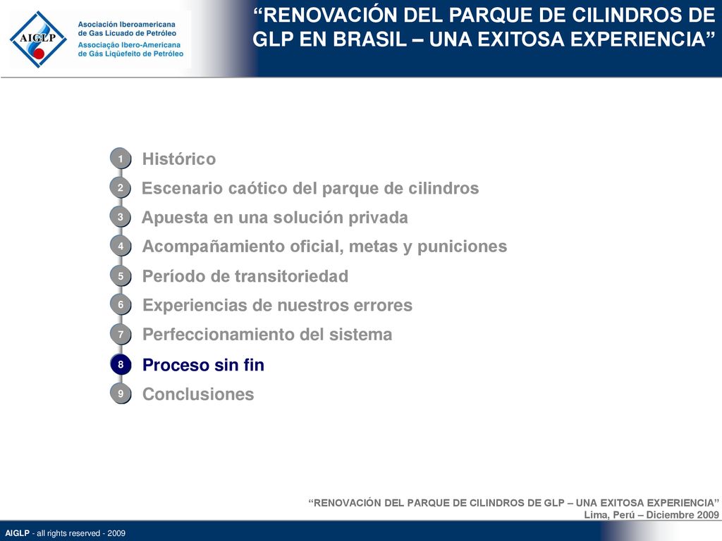 RENOVACIÓN DEL PARQUE DE CILINDROS DE GLP EN BRASIL – UNA EXITOSA EXPERIENCIA