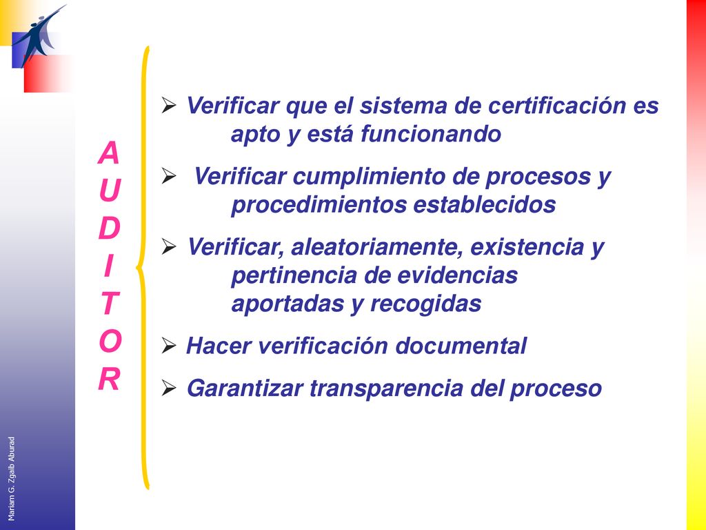 Verificar que el sistema de certificación es apto y está funcionando