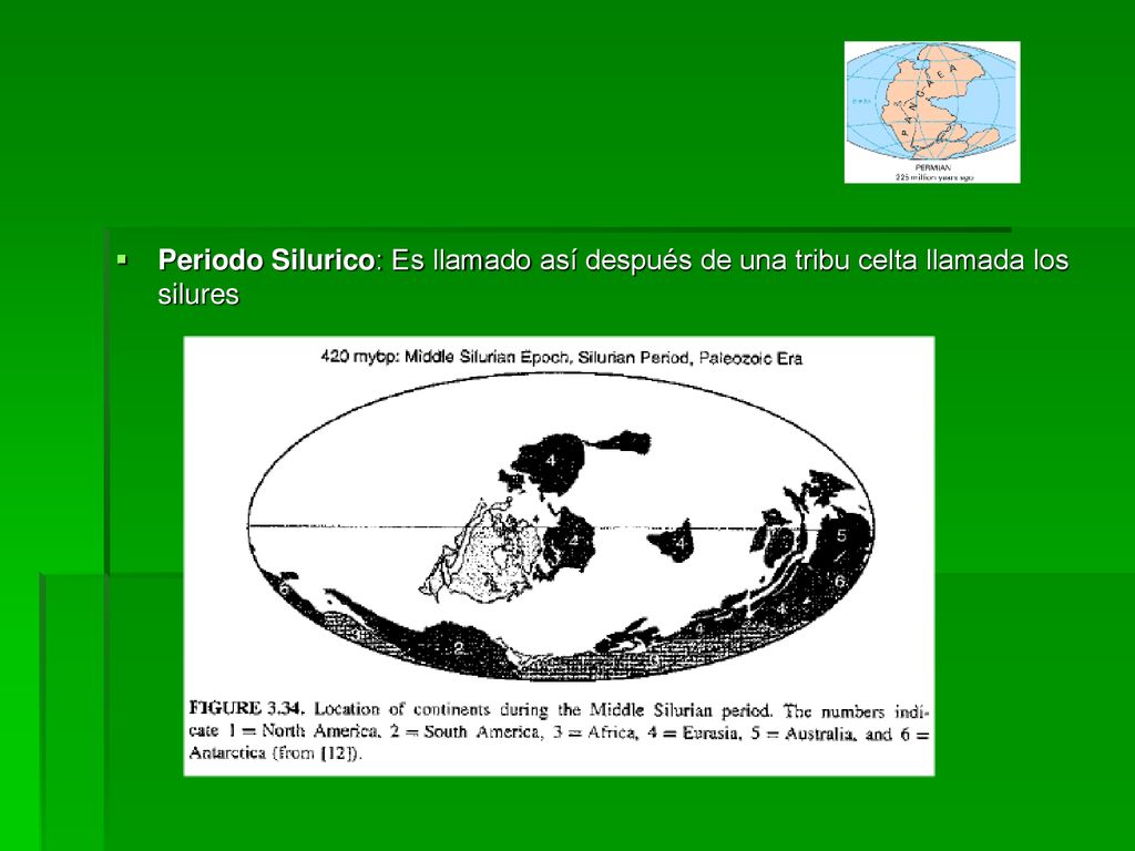 Periodo Silurico: Es llamado así después de una tribu celta llamada los silures