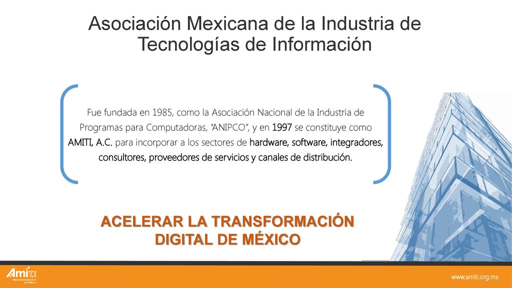 Asociación Mexicana de la Industria de Tecnologías de Información