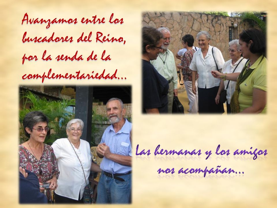 Avanzamos entre los buscadores del Reino, por la senda de la complementariedad…