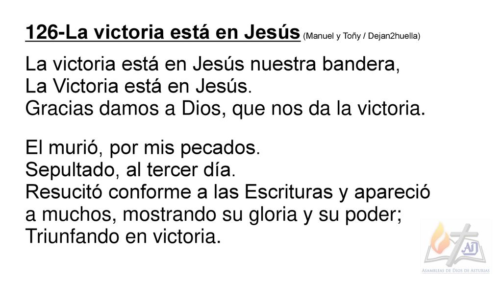 126-La victoria está en Jesús (Manuel y Toñy / Dejan2huella)