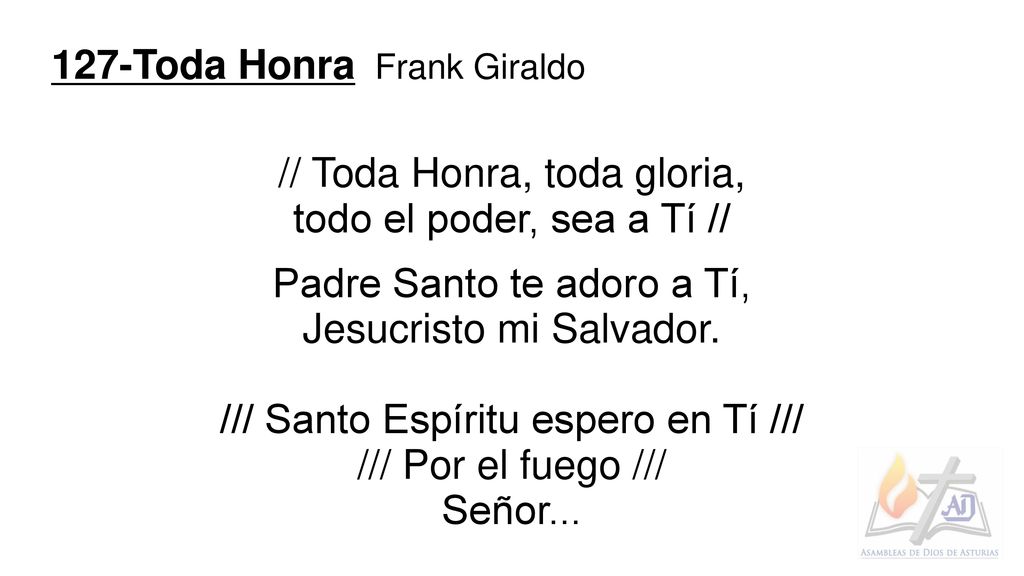 127-Toda Honra Frank Giraldo // Toda Honra, toda gloria,