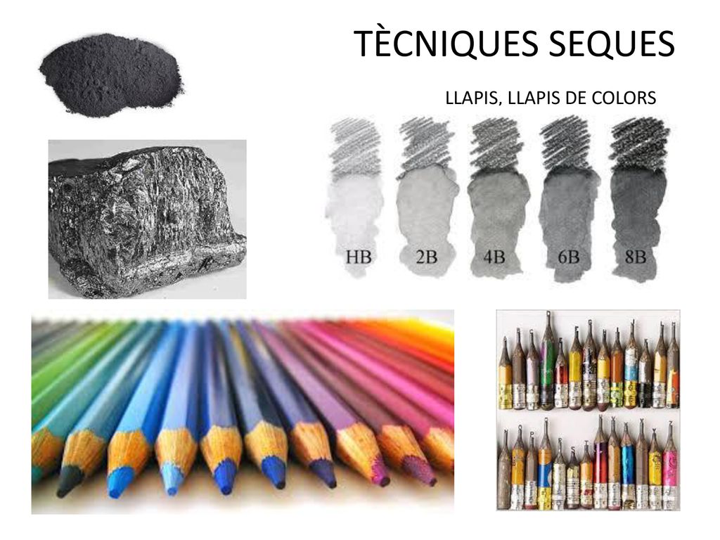 TÈCNIQUES SEQUES LLAPIS, LLAPIS DE COLORS