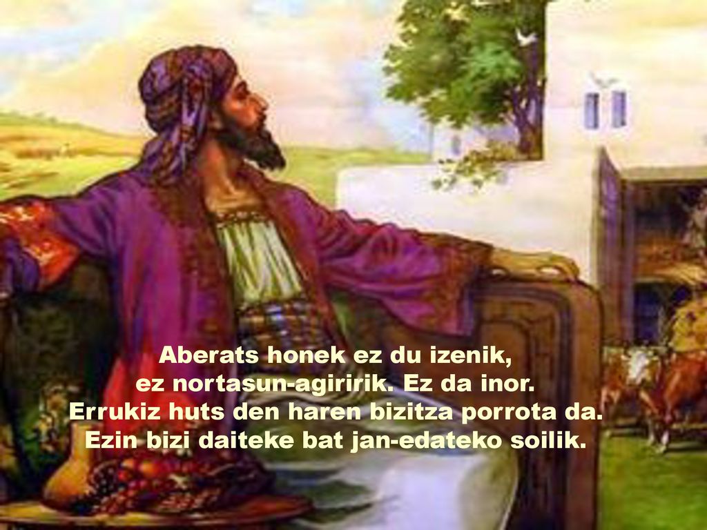 Aberats honek ez du izenik, ez nortasun-agiririk. Ez da inor.