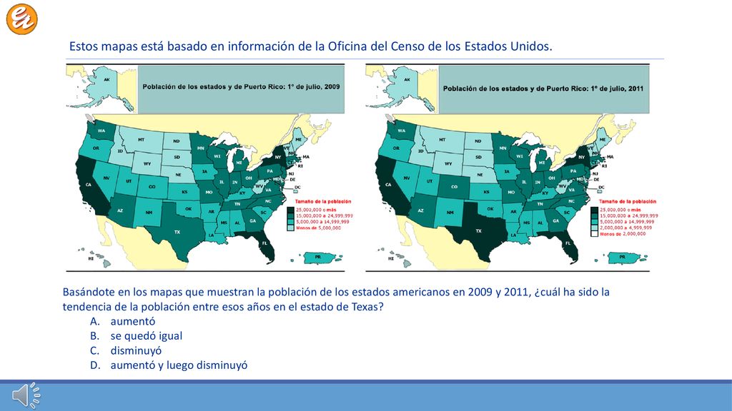 Estos mapas está basado en información de la Oficina del Censo de los Estados Unidos.