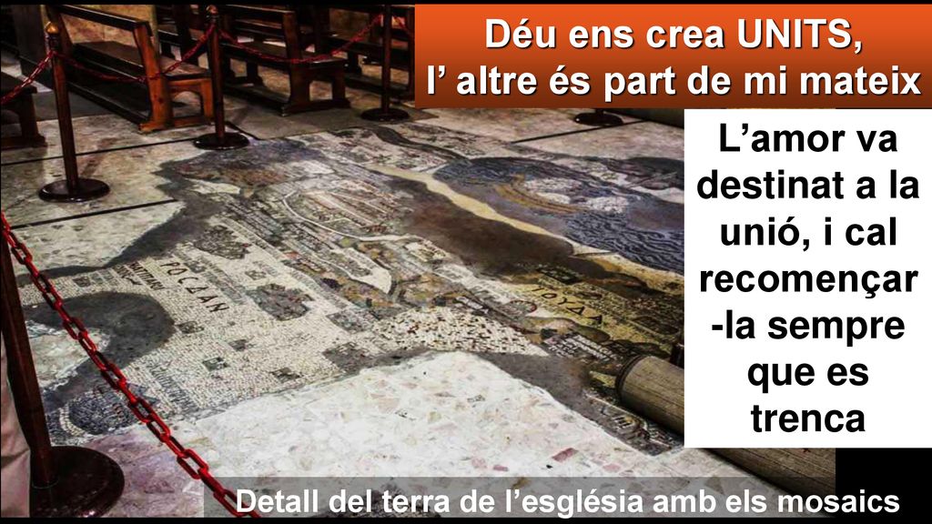 Déu ens crea UNITS, l’ altre és part de mi mateix