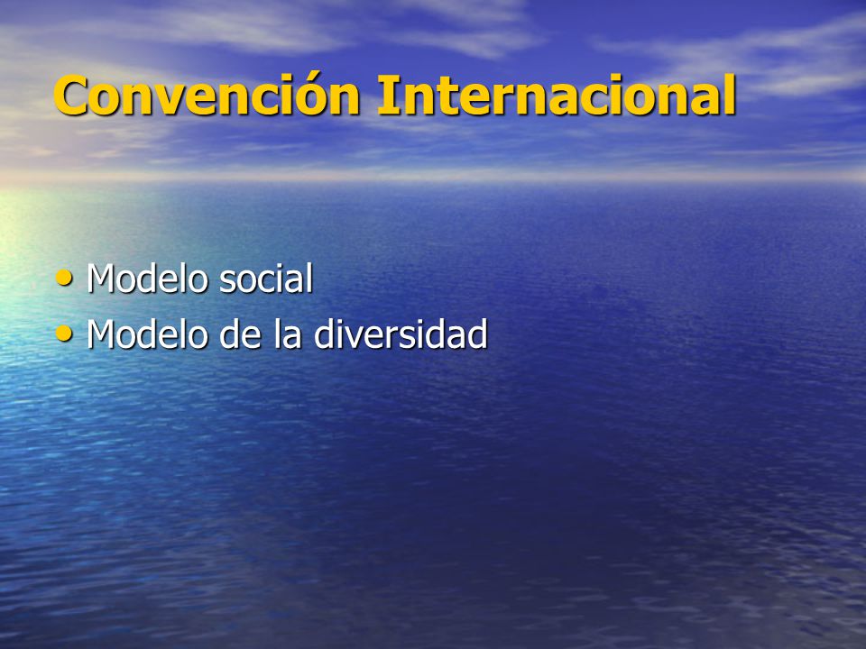 Convención Internacional