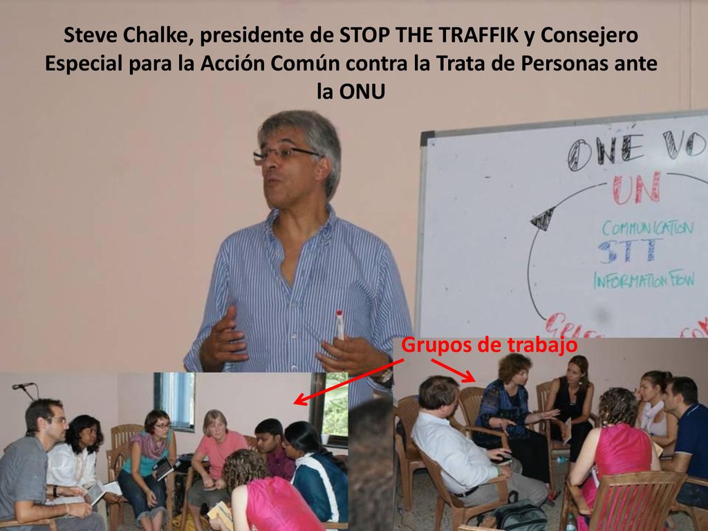 Steve Chalke, presidente de STOP THE TRAFFIK y Consejero Especial para la Acción Común contra la Trata de Personas ante la ONU