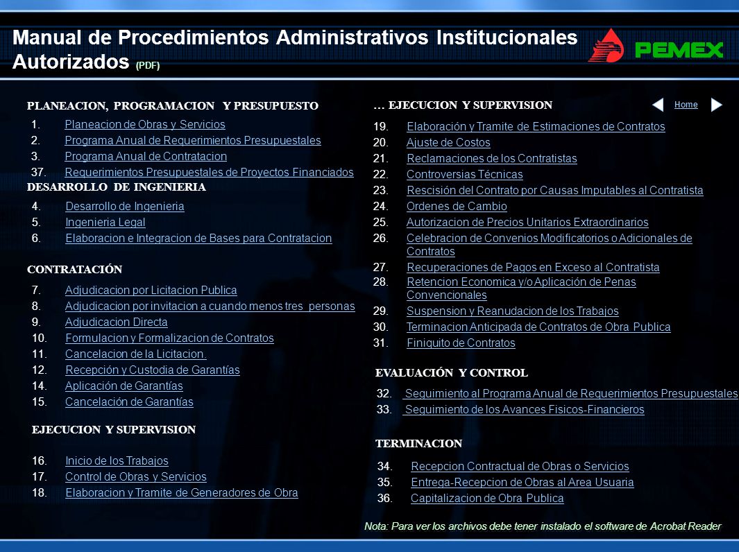 Manual de Procedimientos Administrativos Institucionales Autorizados (PDF)