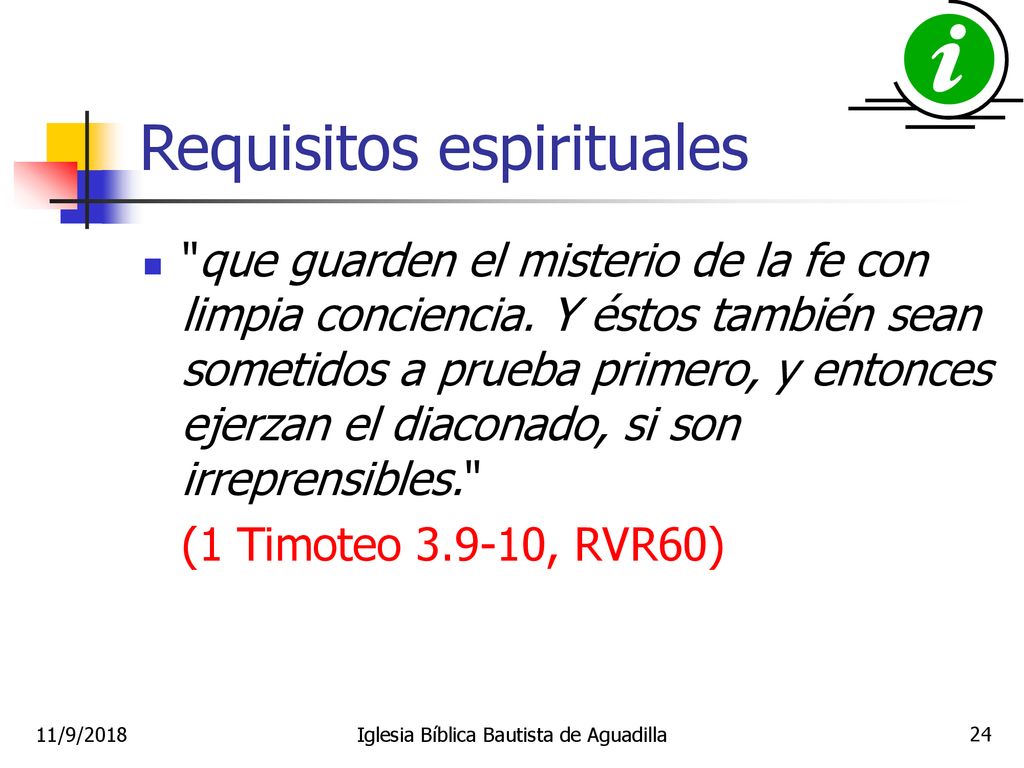 Requisitos espirituales