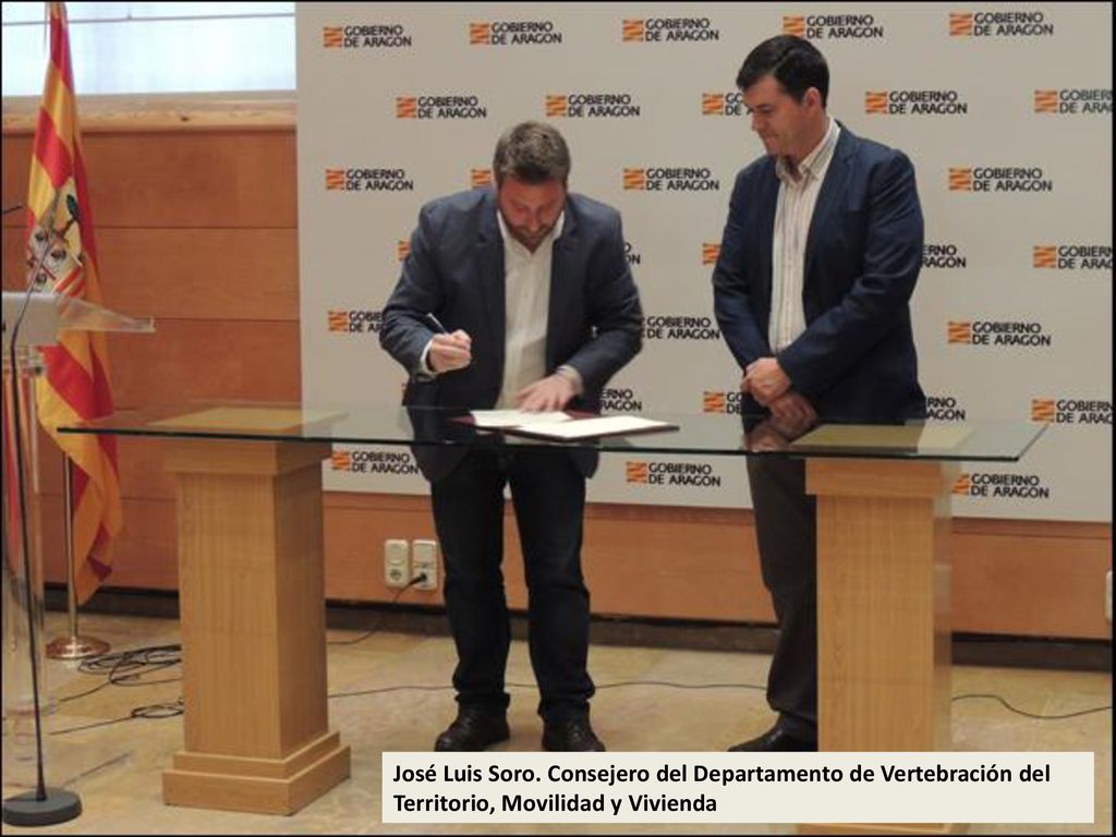 José Luis Soro. Consejero del Departamento de Vertebración del Territorio, Movilidad y Vivienda