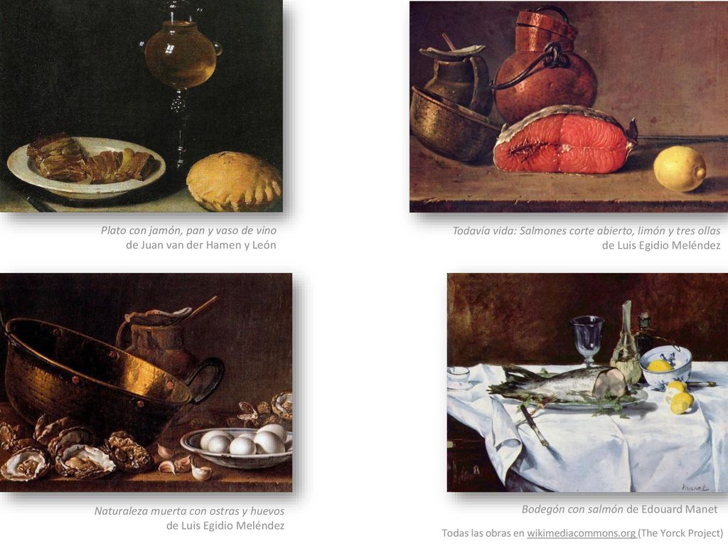Plato con jamón, pan y vaso de vino de Juan van der Hamen y León