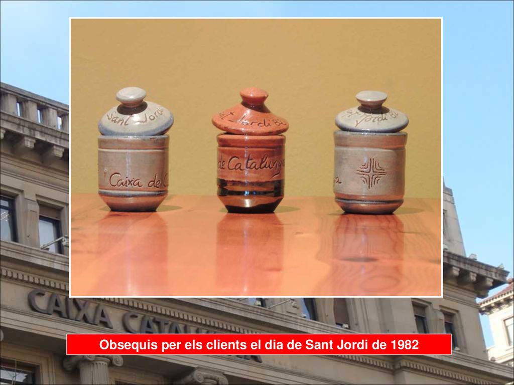 Obsequis per els clients el dia de Sant Jordi de 1982