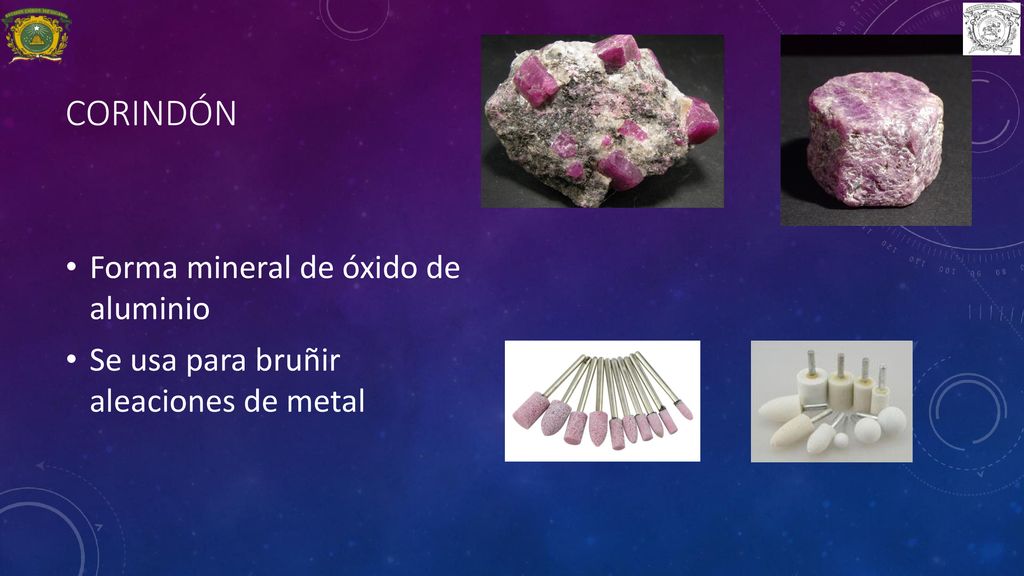 corindón Forma mineral de óxido de aluminio