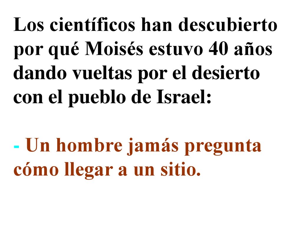 Los científicos han descubierto por qué Moisés estuvo 40 años dando vueltas por el desierto con el pueblo de Israel: