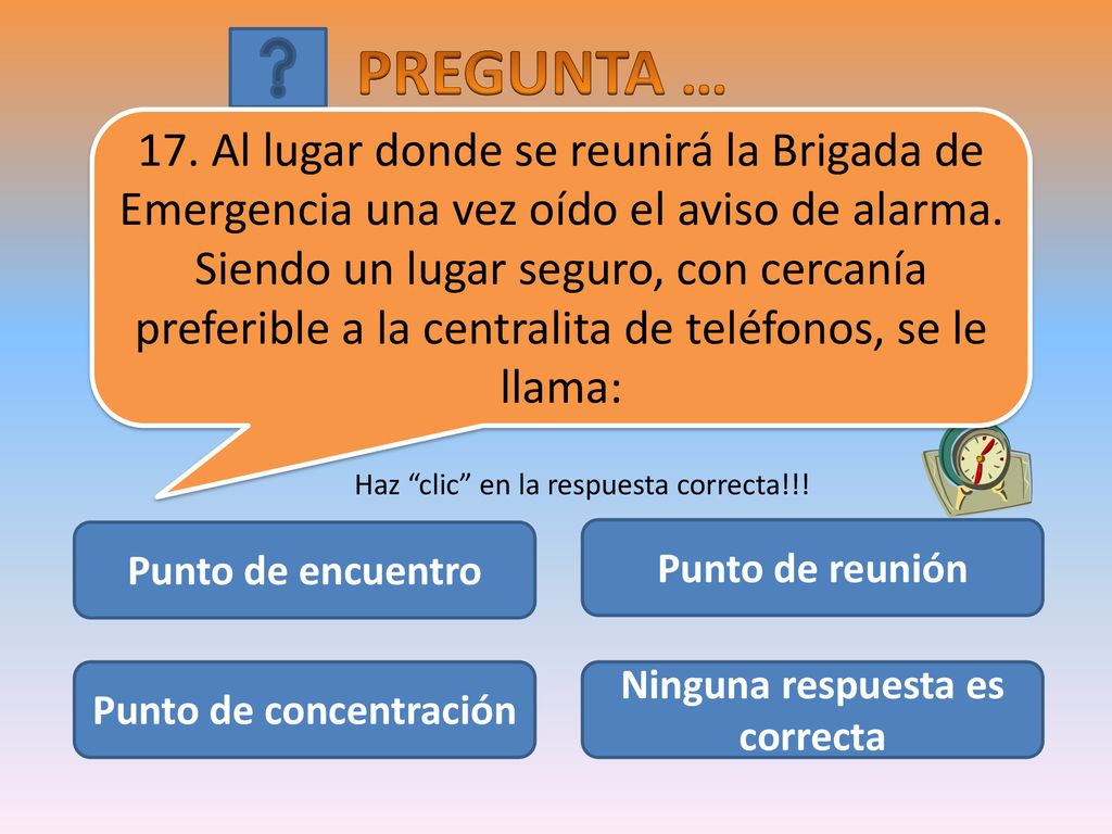 Punto de concentración Ninguna respuesta es correcta