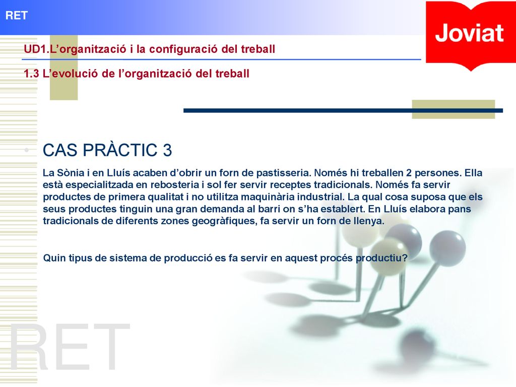 RET CAS PRÀCTIC 3 RET UD1.L’organització i la configuració del treball