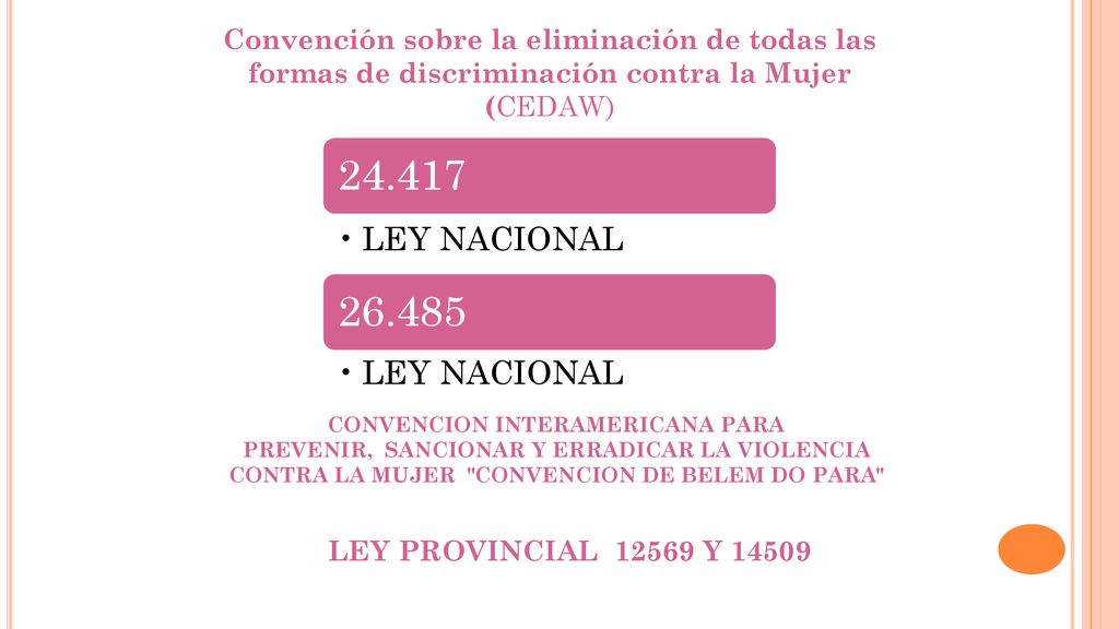 Convención sobre la eliminación de todas las formas de discriminación contra la Mujer (CEDAW)