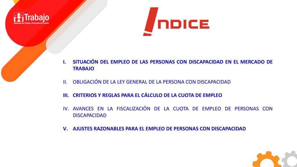 SITUACIÓN DEL EMPLEO DE LAS PERSONAS CON DISCAPACIDAD EN EL MERCADO DE TRABAJO