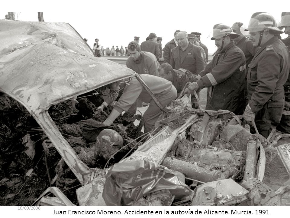10/09/2008 Juan Francisco Moreno. Accidente en la autovía de Alicante. Murcia. 1991