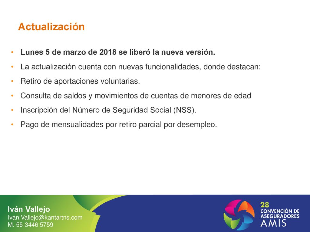 Actualización Lunes 5 de marzo de 2018 se liberó la nueva versión.