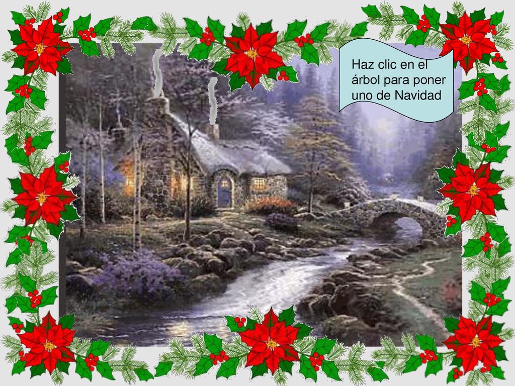 Haz clic en el árbol para poner uno de Navidad