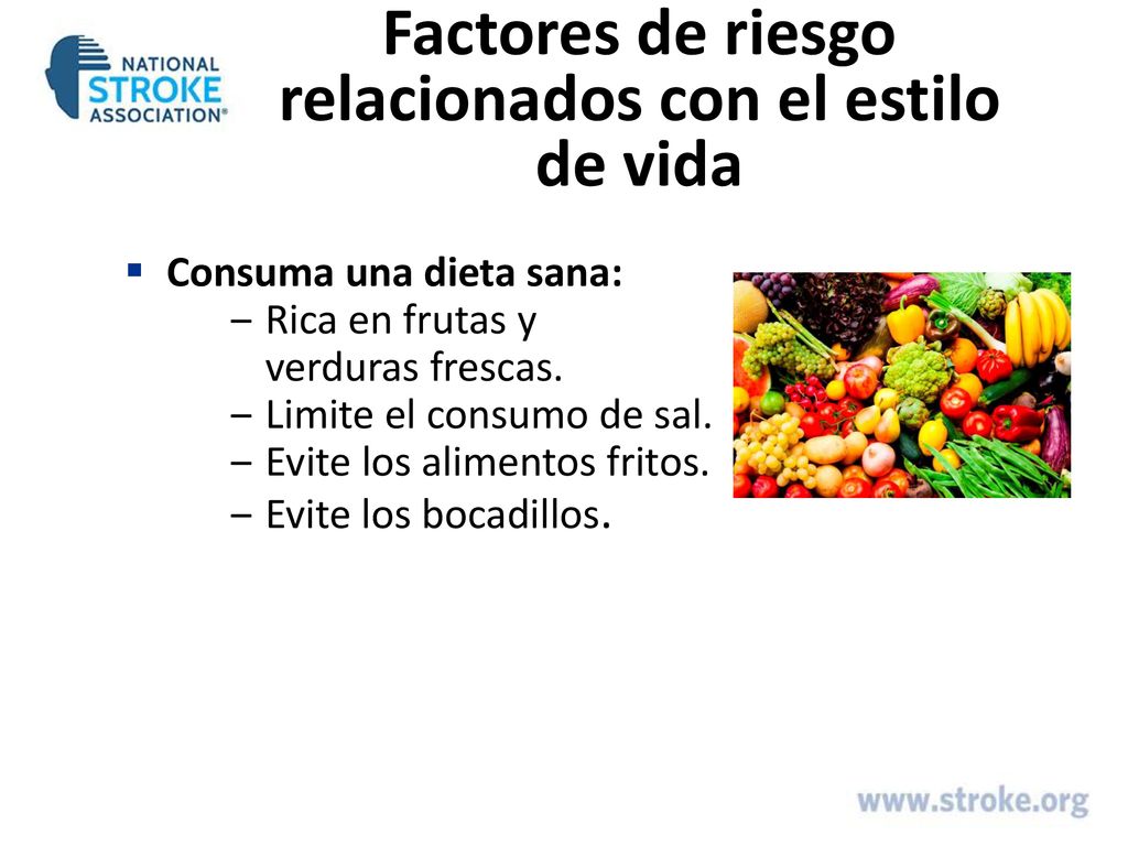 Factores de riesgo relacionados con el estilo de vida