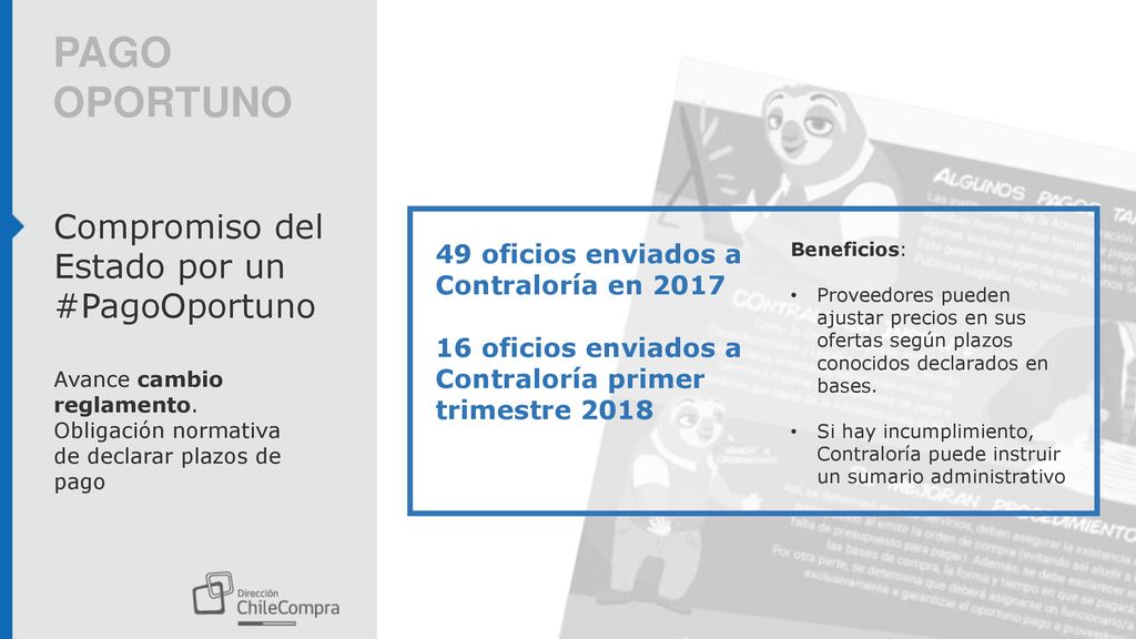 PAGO OPORTUNO Compromiso del Estado por un #PagoOportuno