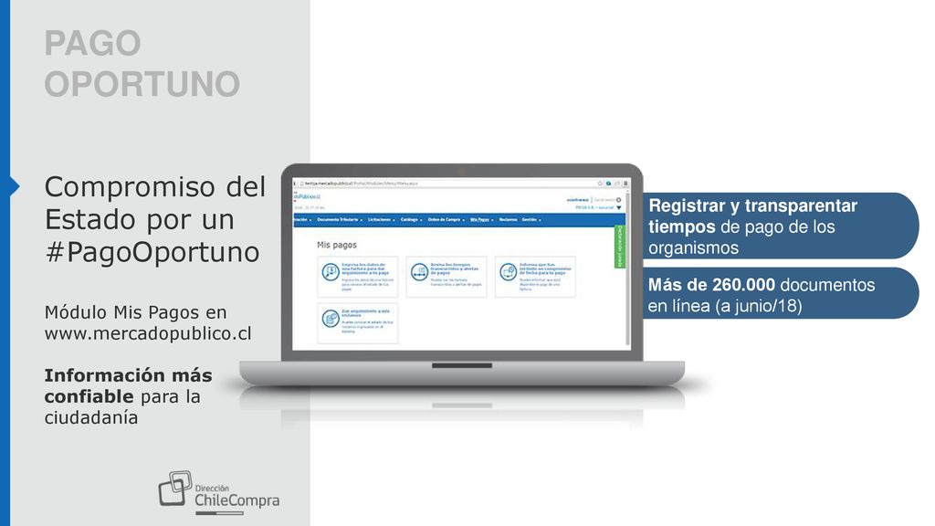 PAGO OPORTUNO Compromiso del Estado por un #PagoOportuno