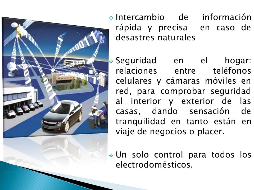 Intercambio de información rápida y precisa en caso de desastres naturales