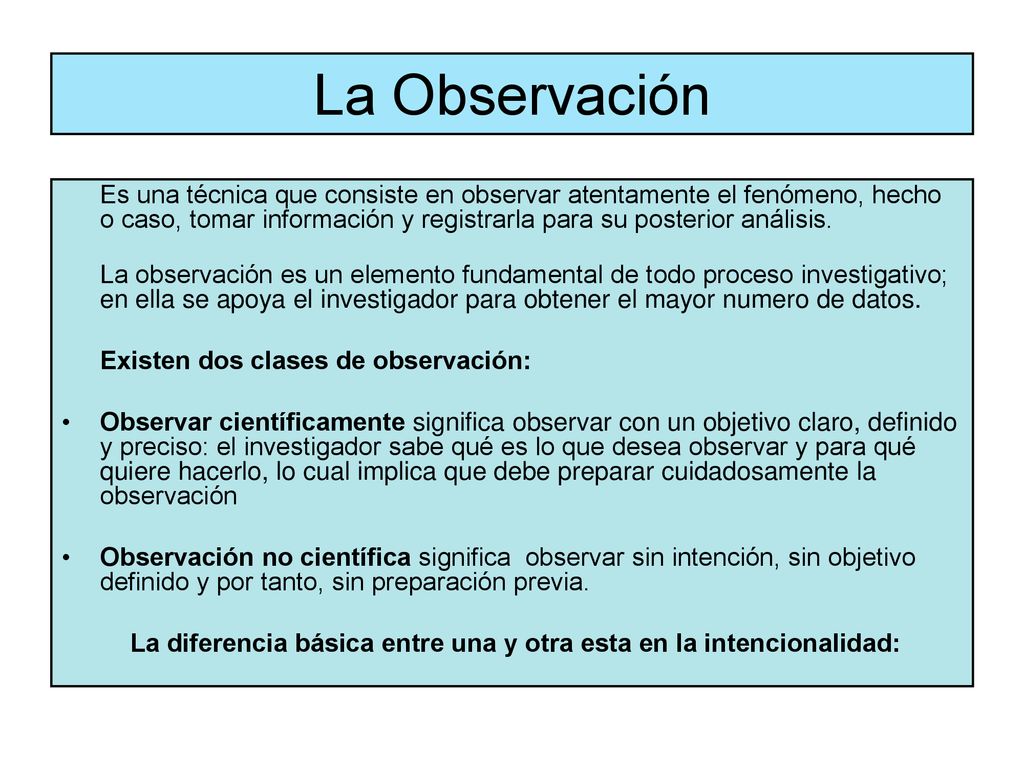 La diferencia básica entre una y otra esta en la intencionalidad: