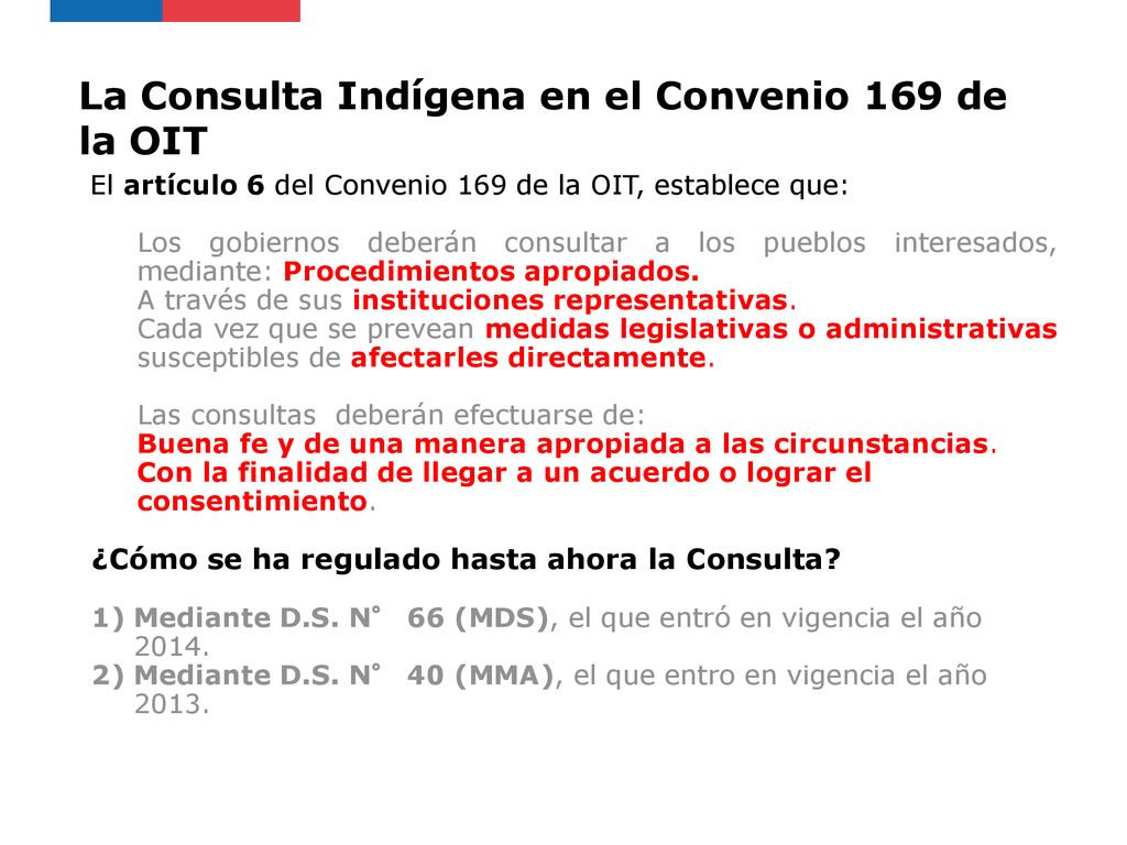 La Consulta Indígena en el Convenio 169 de la OIT