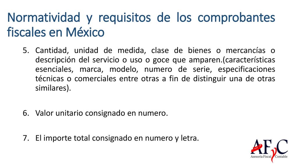Normatividad y requisitos de los comprobantes fiscales en México