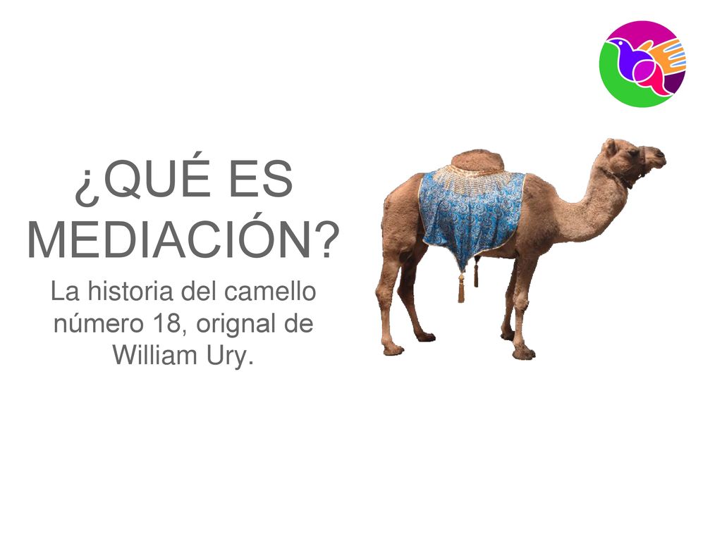 La historia del camello número 18, orignal de William Ury.