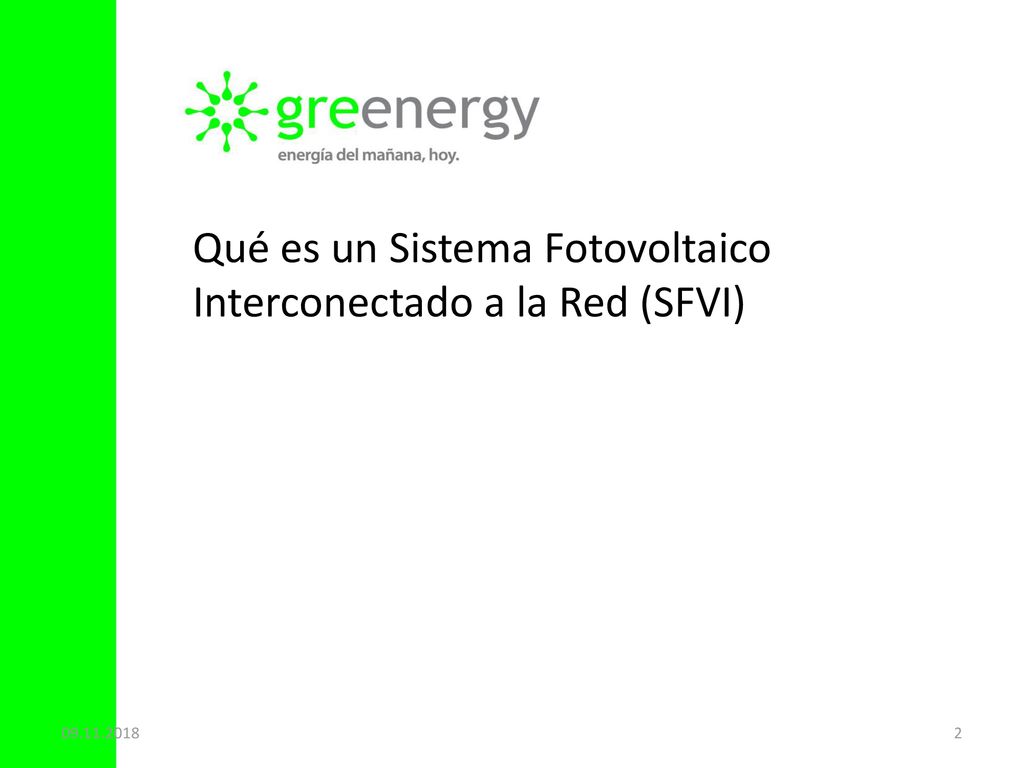 Qué es un Sistema Fotovoltaico Interconectado a la Red (SFVI)
