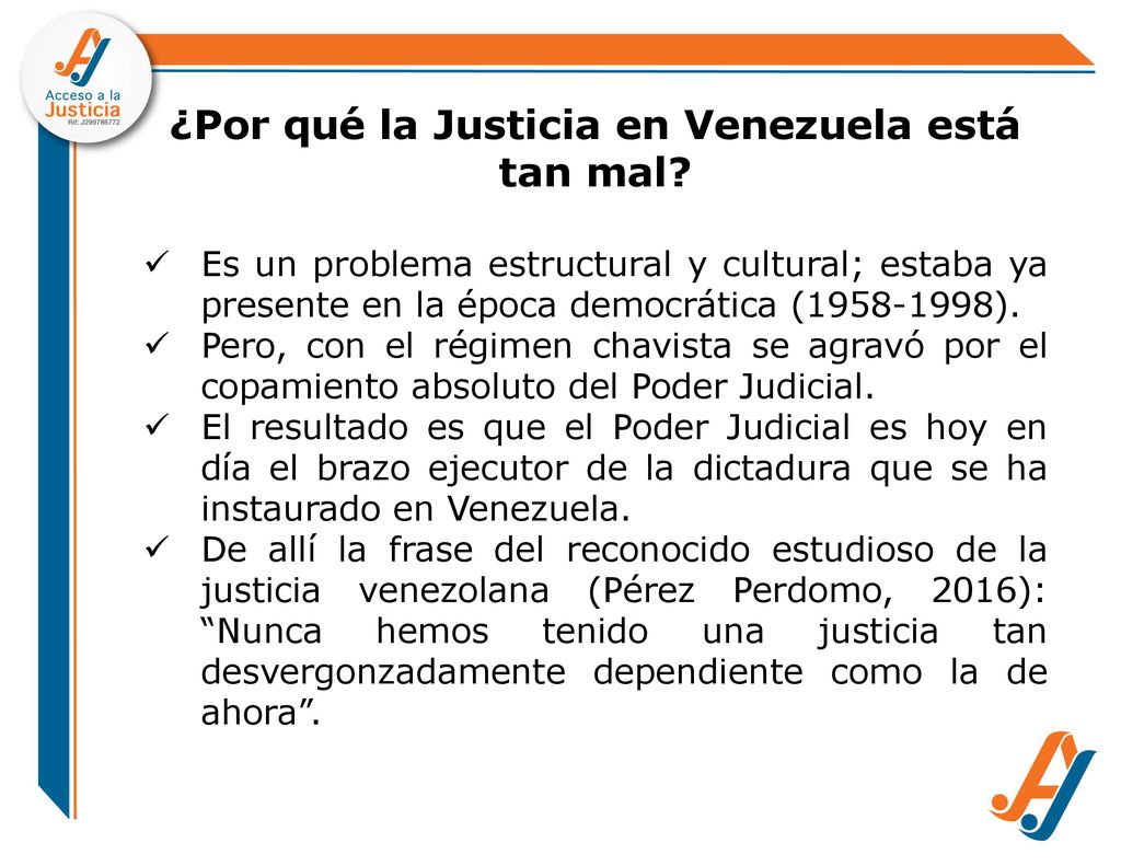 ¿Por qué la Justicia en Venezuela está tan mal