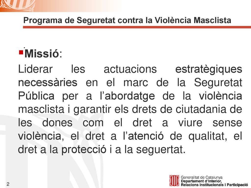 Programa de Seguretat contra la Violència Masclista