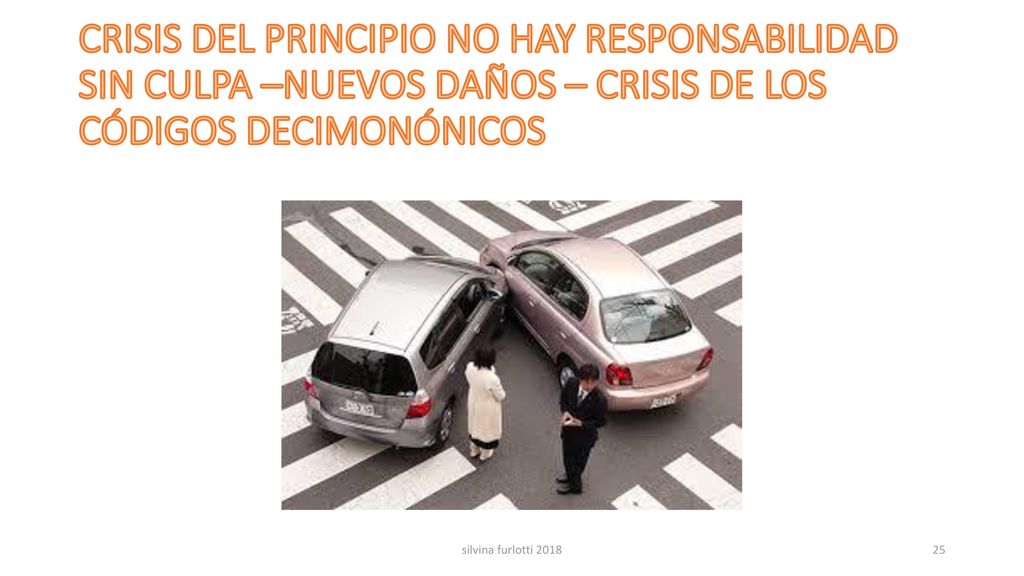 CRISIS DEL PRINCIPIO NO HAY RESPONSABILIDAD SIN CULPA –NUEVOS DAÑOS – CRISIS DE LOS CÓDIGOS DECIMONÓNICOS