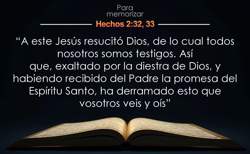 A este Jesús resucitó Dios, de lo cual todos nosotros somos testigos