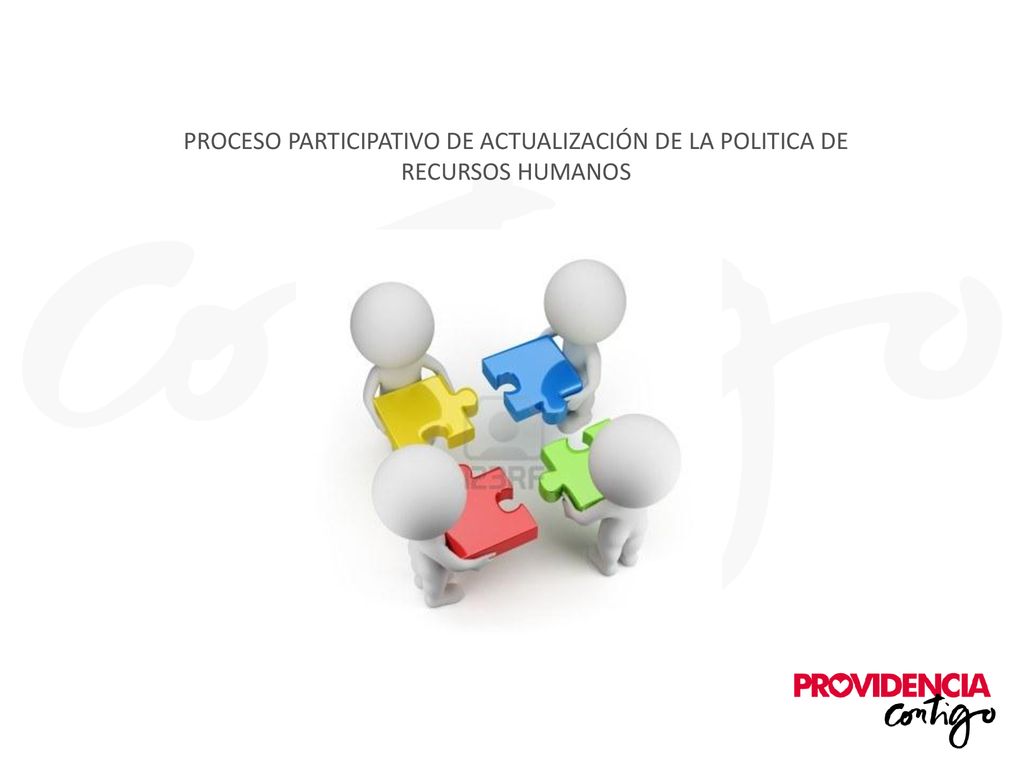 PROCESO PARTICIPATIVO DE ACTUALIZACIÓN DE LA POLITICA DE RECURSOS HUMANOS