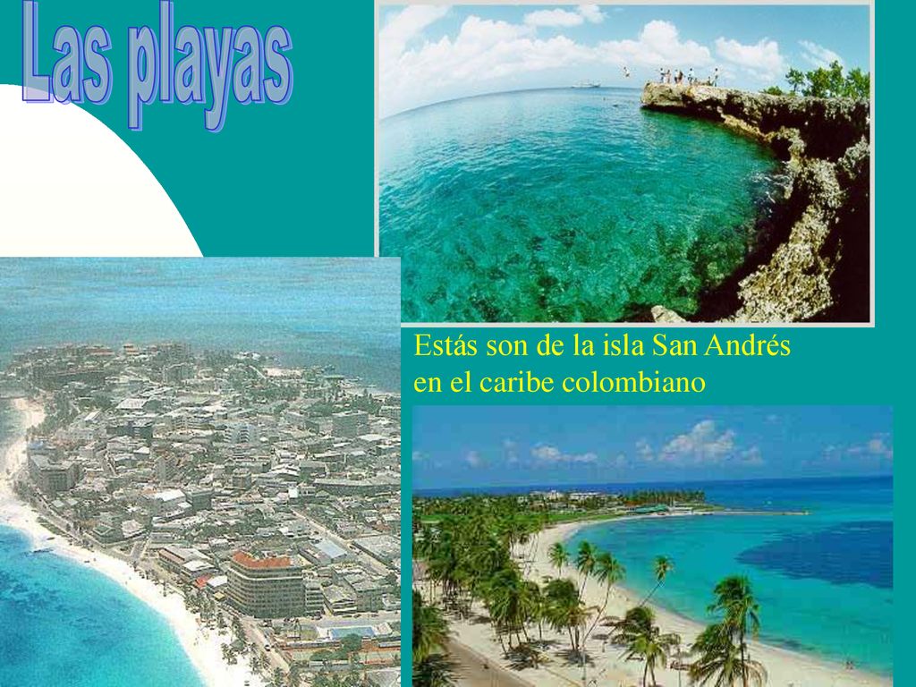 Las playas Estás son de la isla San Andrés en el caribe colombiano