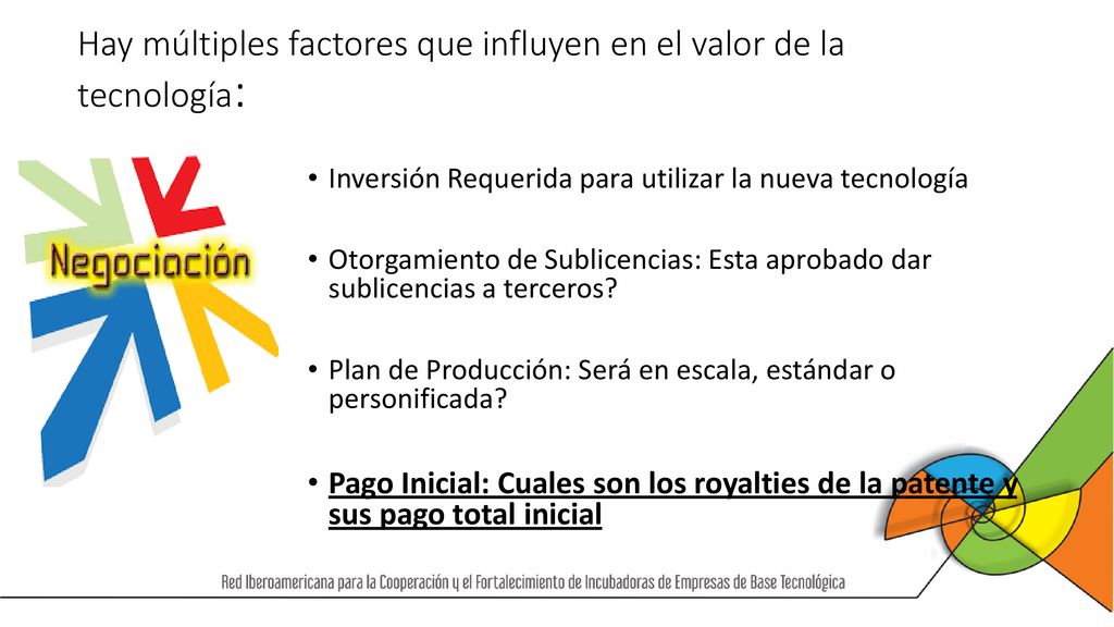 Hay múltiples factores que influyen en el valor de la tecnología: