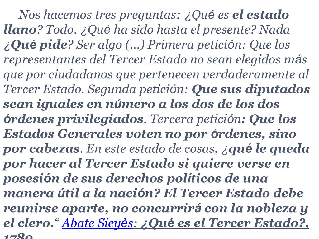 Nos hacemos tres preguntas: ¿Qué es el estado llano. Todo