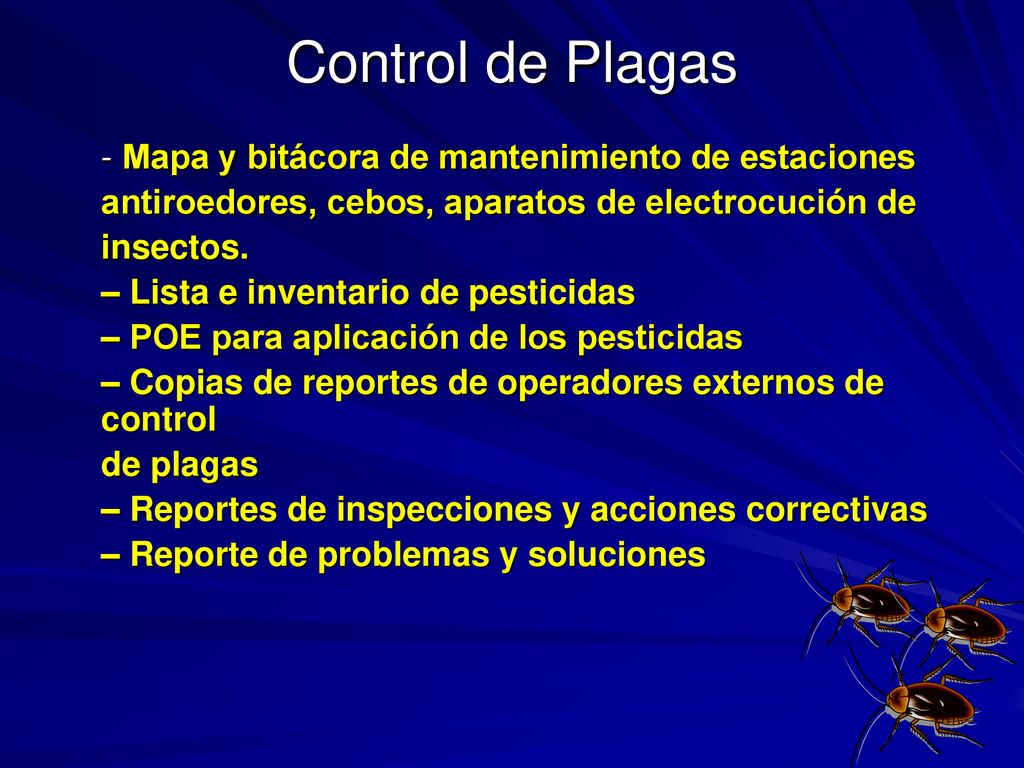 Control de Plagas - Mapa y bitácora de mantenimiento de estaciones